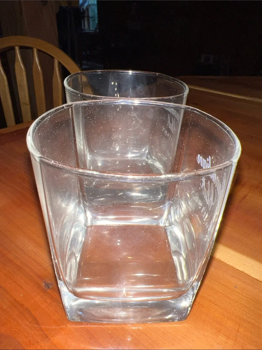 Canadian Club branded clear